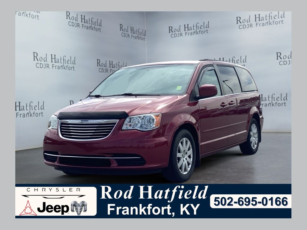 Deep Cherry Red Crystal 2016 Chrysler Town & Country Minivan Front-Wheel Drive 6-Speed Automatic