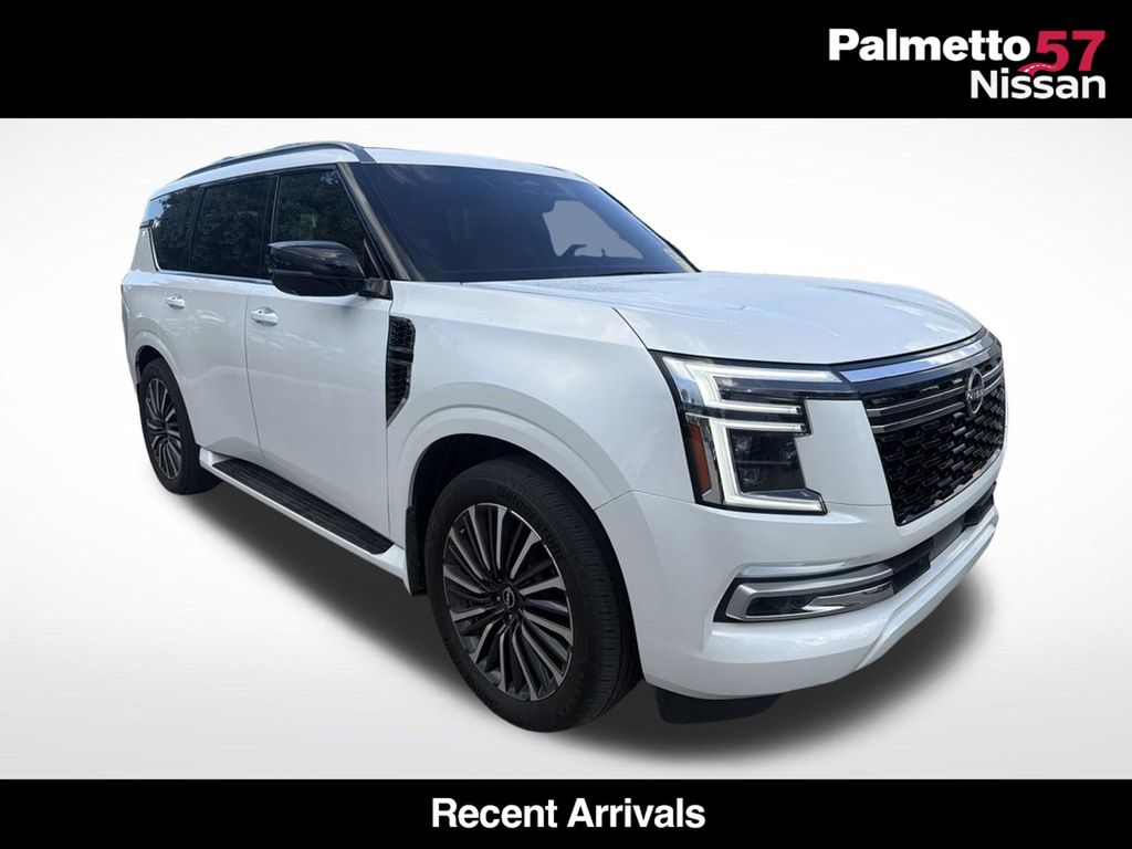White Pearl 2025 Nissan Armada SUV / Crossover 4X2 9-Speed Automatic