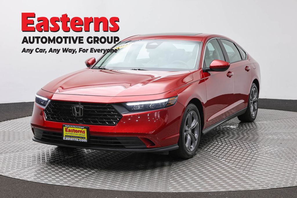 Red 2024 Honda Accord Sedan Front-Wheel Drive Continuously Variable Transmission