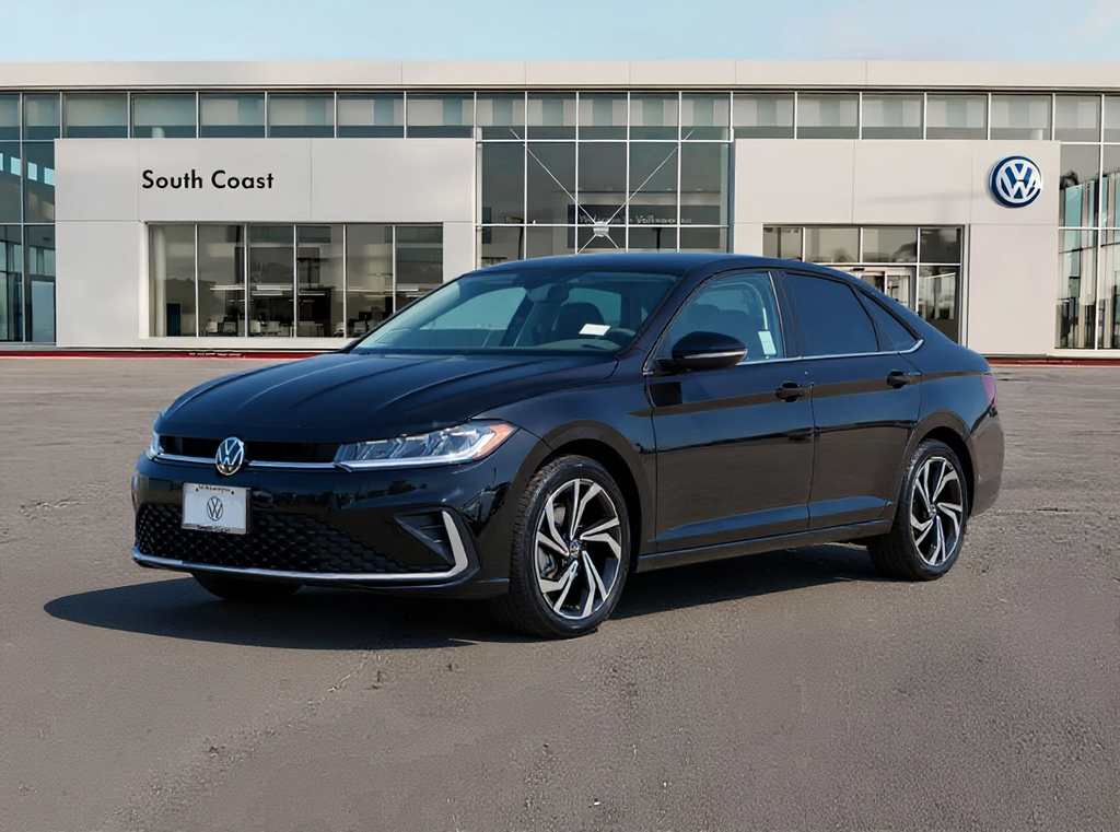 Deep Black Pearl 2026 Volkswagen Jetta Sedan Front-Wheel Drive 8-Speed Automatic