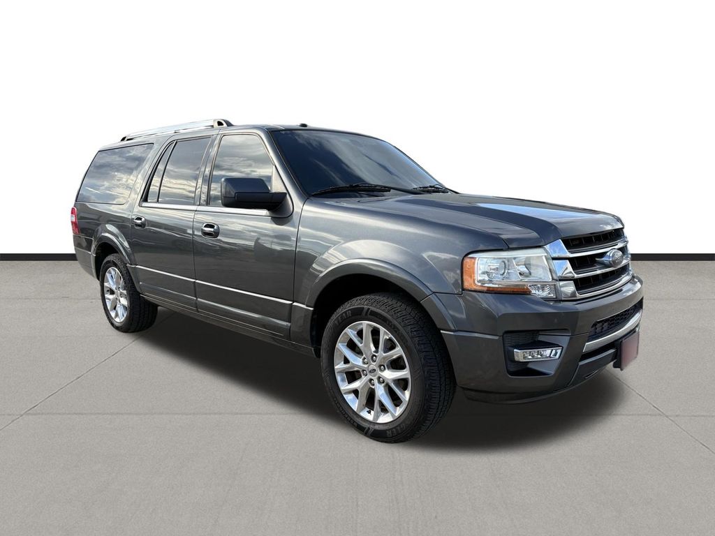 2017 Ford Expedition EL Limited Gray at Texan Dodge Chrysler Jeep Ram
