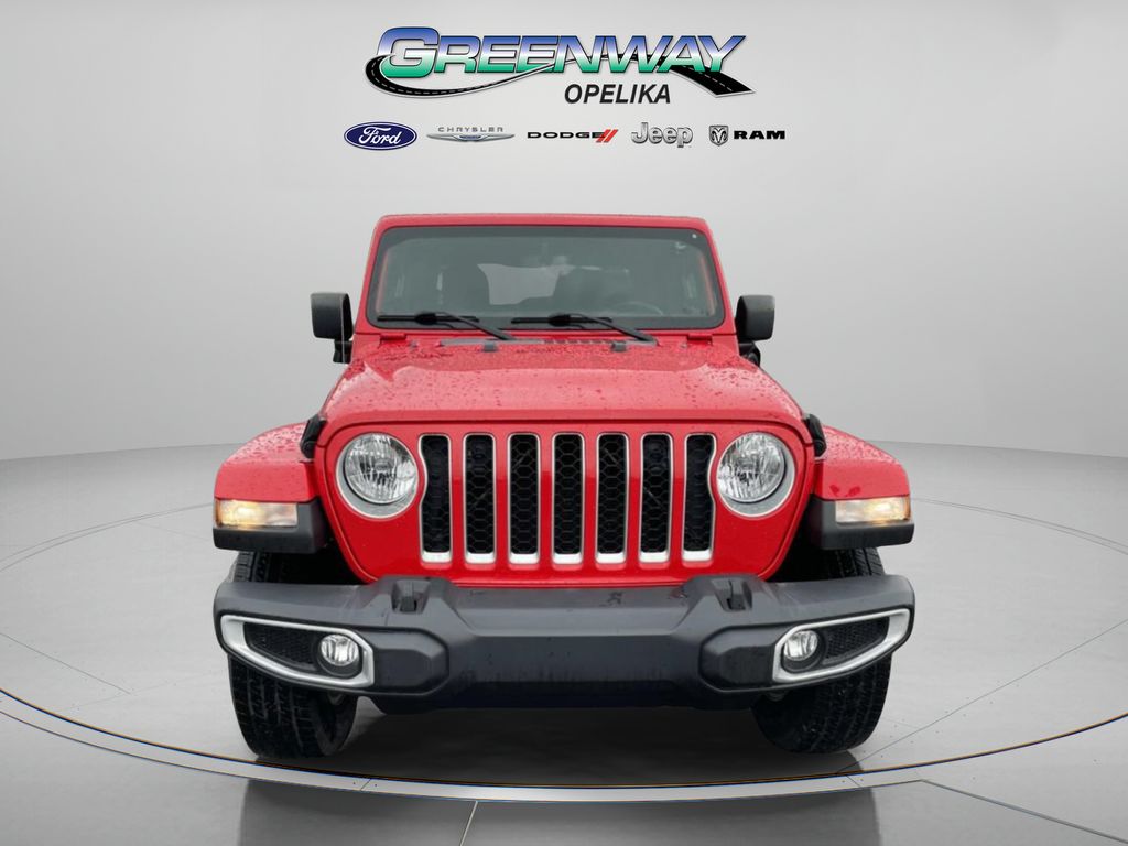 Used 2021 Red Jeep Overland image 2