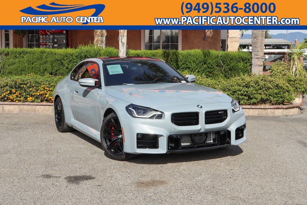 Gray (Brooklyn Grey Metallic) 2025 BMW M2 RWD Coupe Rear-Wheel Drive 8-Speed Automatic