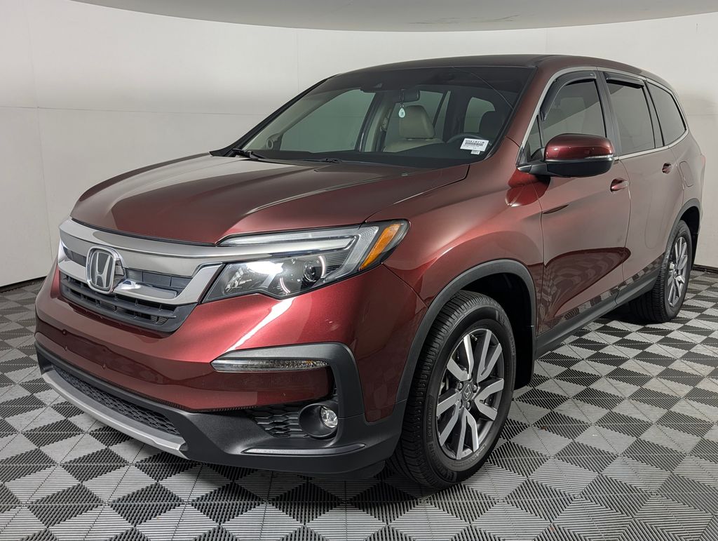 Red (Deep Scarlet Pearl) 2021 Honda Pilot SUV / Crossover Front-Wheel Drive 9-Speed Automatic