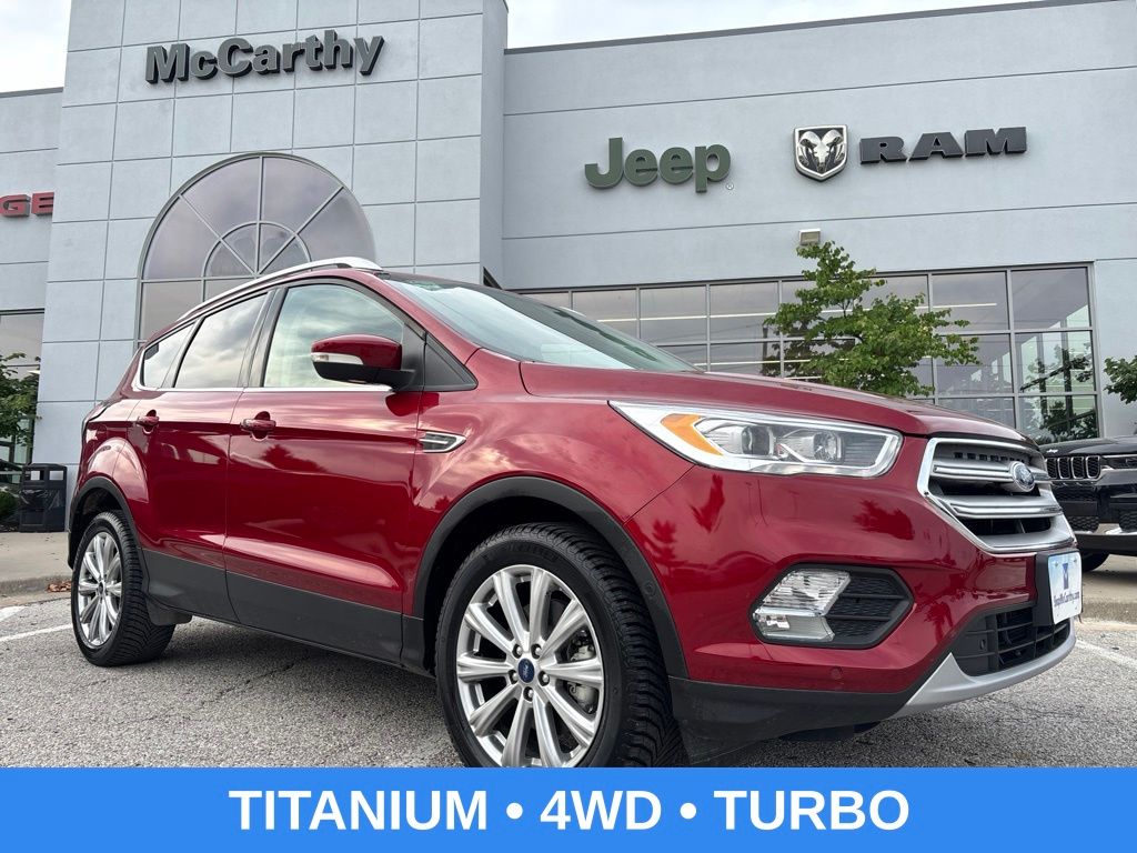 Ruby Red Metallic 2018 Ford Escape SUV / Crossover All-Wheel Drive 6-Speed Automatic