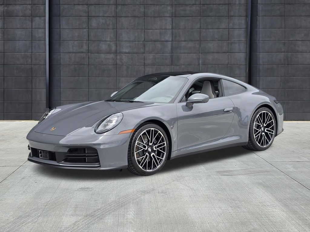 Gray 2026 Porsche 911 Coupe Rear-Wheel Drive 8-Speed Automatic