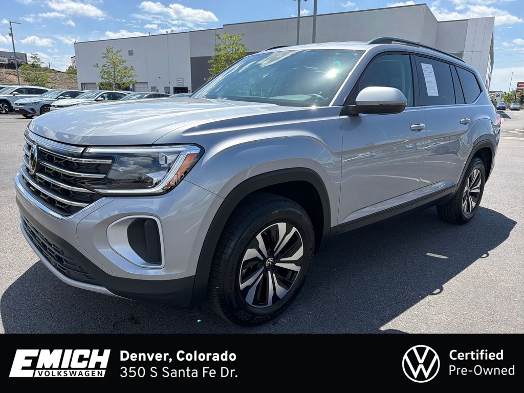 Silver Mist Metallic 2026 Volkswagen Atlas SUV / Crossover All-Wheel Drive 8-Speed Automatic