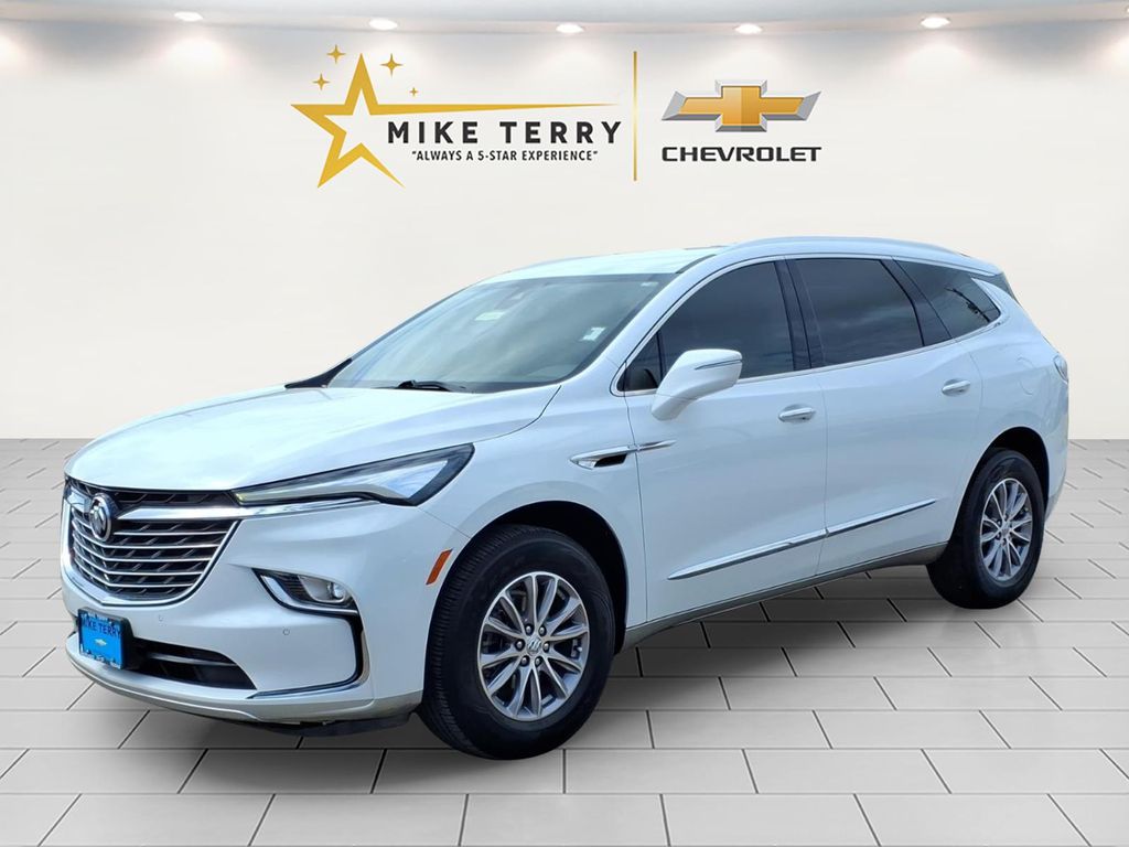 Summit White 2023 Buick Enclave Essence FWD SUV / Crossover Front-Wheel Drive 9-Speed Automatic
