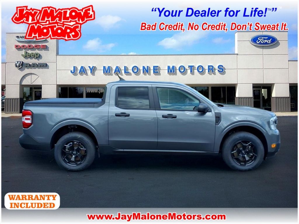 Carbonized Gray Metallic 2023 Ford Maverick XL SuperCrew FWD Pickup Truck Front-Wheel Drive Continuously Variable Transmission