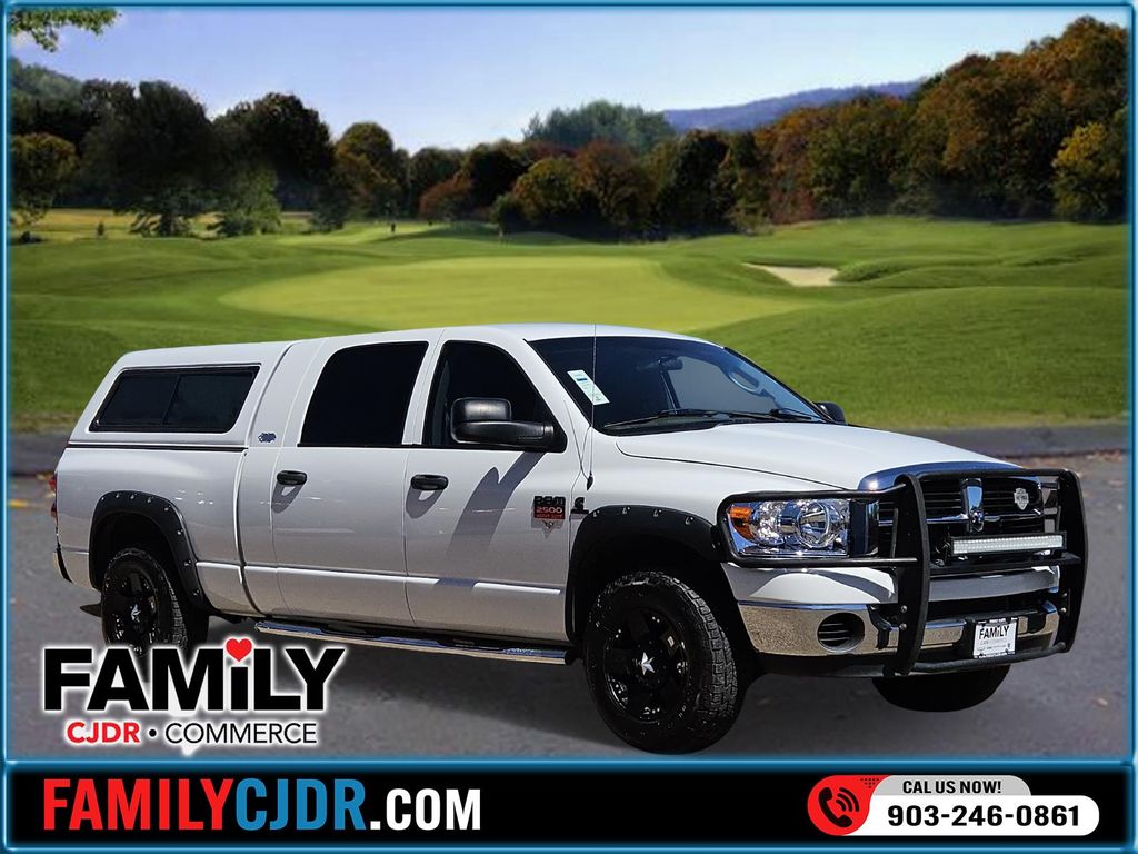 Bright White Clearcoat 2007 Dodge RAM 2500 SLT Mega Cab RWD Pickup Truck 4X2 6-Speed Automatic