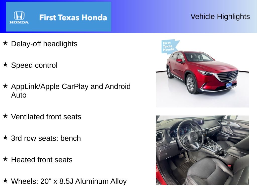 Used Car 2021 Mazda Cx-9  Grand Touring For Sale Under $25,000 In Austin, Texas