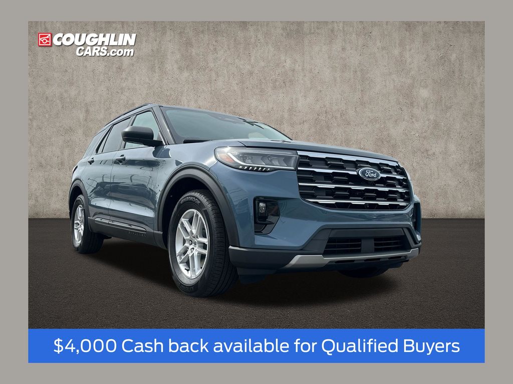 Vapor Blue Metallic 2026 Ford Explorer SUV / Crossover Rear-Wheel Drive Automatic