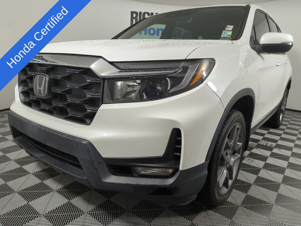 Platinum White Pearl 2023 Honda Passport EX-L AWD SUV / Crossover All-Wheel Drive 9-Speed Automatic
