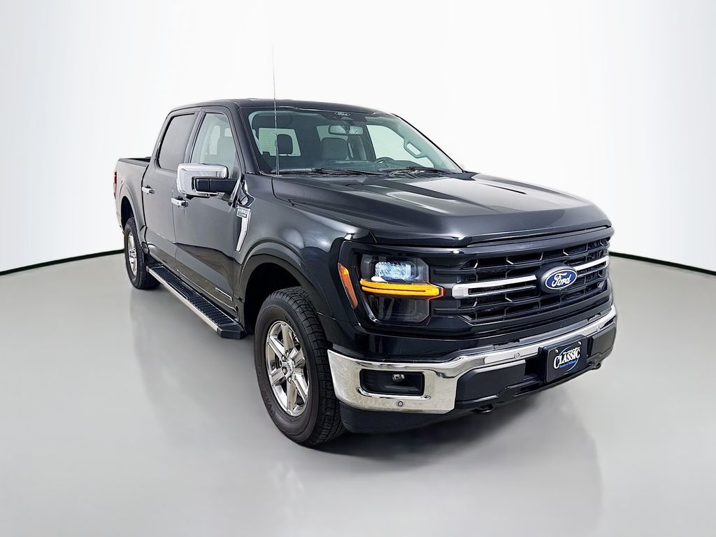 Black Metallic 2024 Ford F-150 Pickup Truck Four-Wheel Drive Automatic