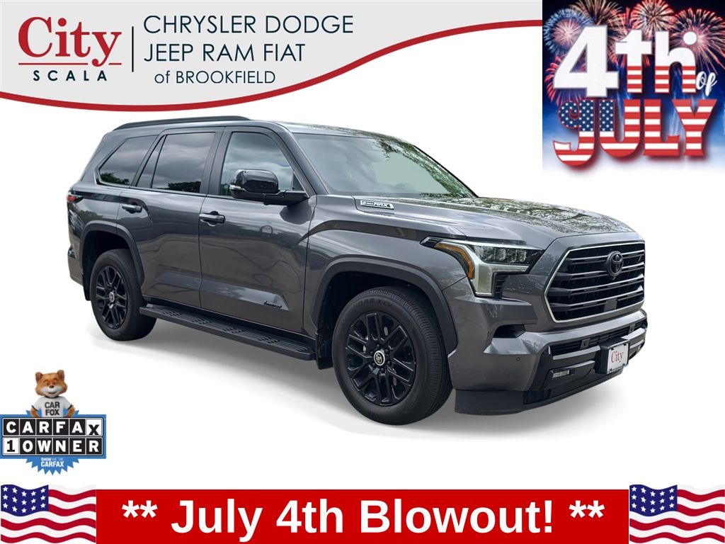 Magnetic Gray Metallic 2024 Toyota Sequoia SUV / Crossover Four-Wheel Drive Automatic