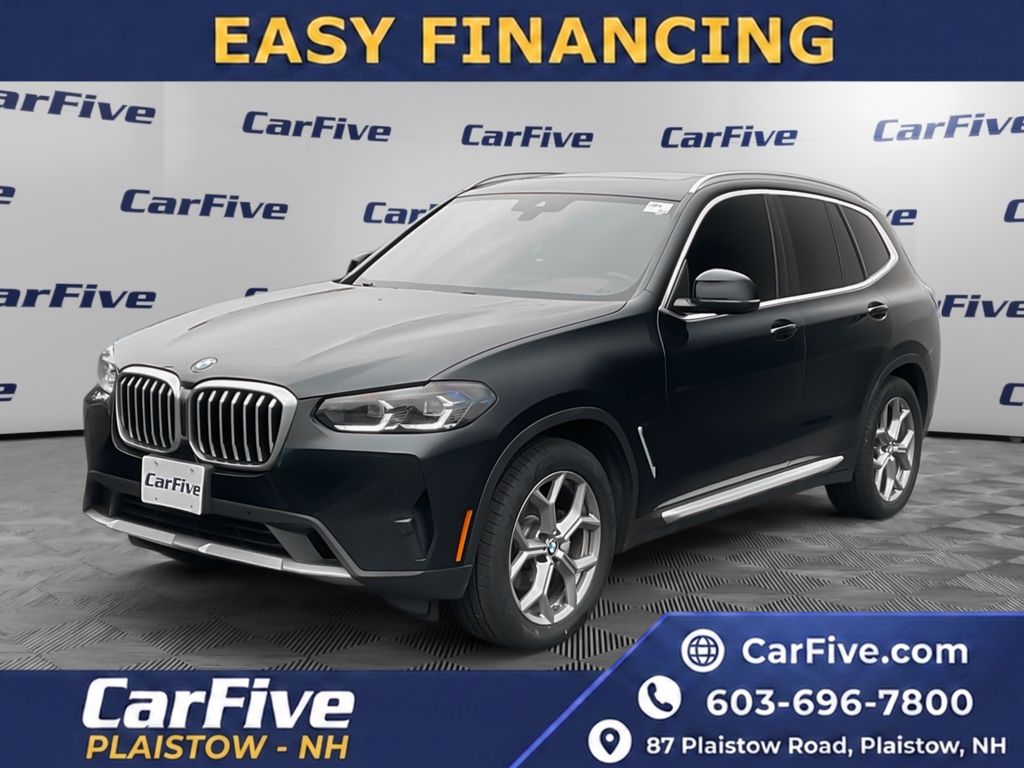 Black Sapphire Metallic 2022 BMW X3 SUV / Crossover All-Wheel Drive 8-Speed Automatic