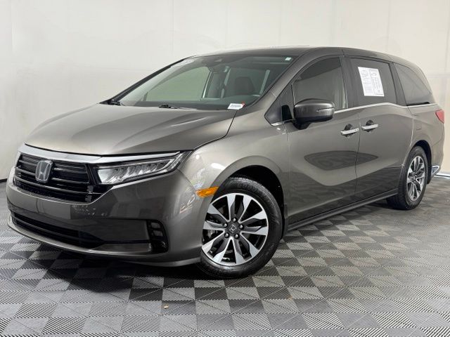 Pacific Pewter Metallic 2021 Honda Odyssey Minivan Front-Wheel Drive Automatic