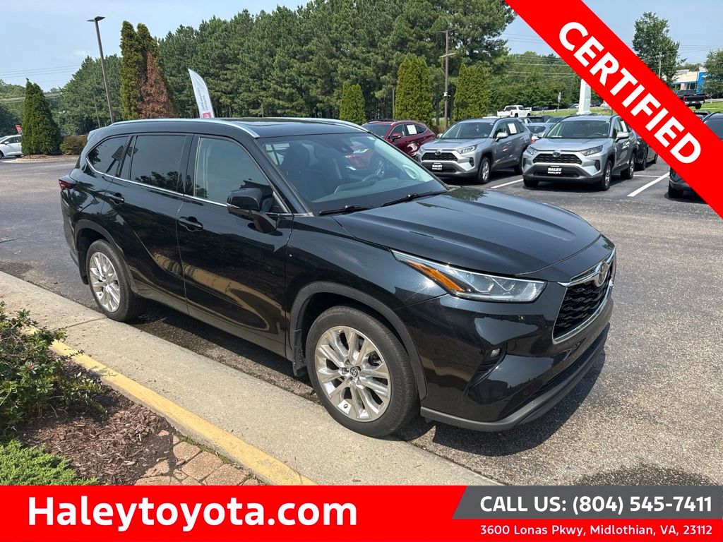 Black 2024 Toyota Highlander SUV / Crossover All-Wheel Drive 8-Speed Automatic