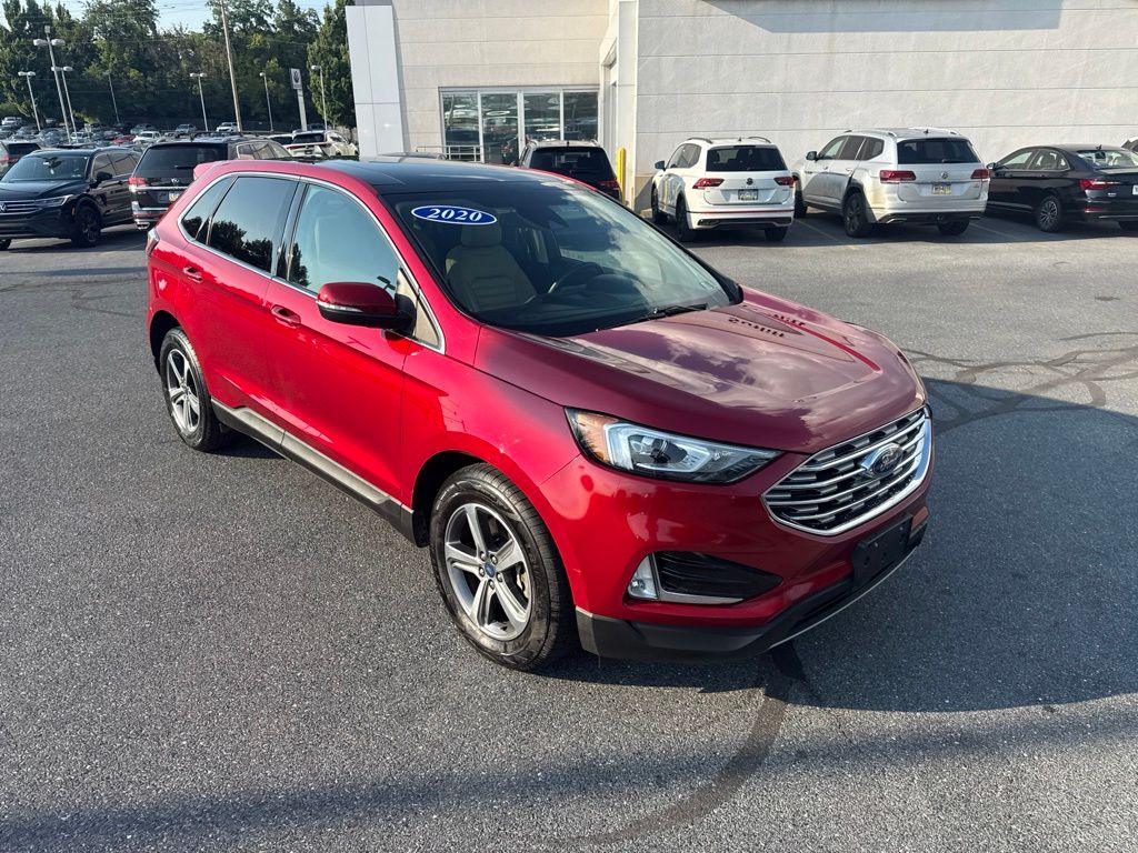 2020 Ford Edge SEL Red at Grove City Ford