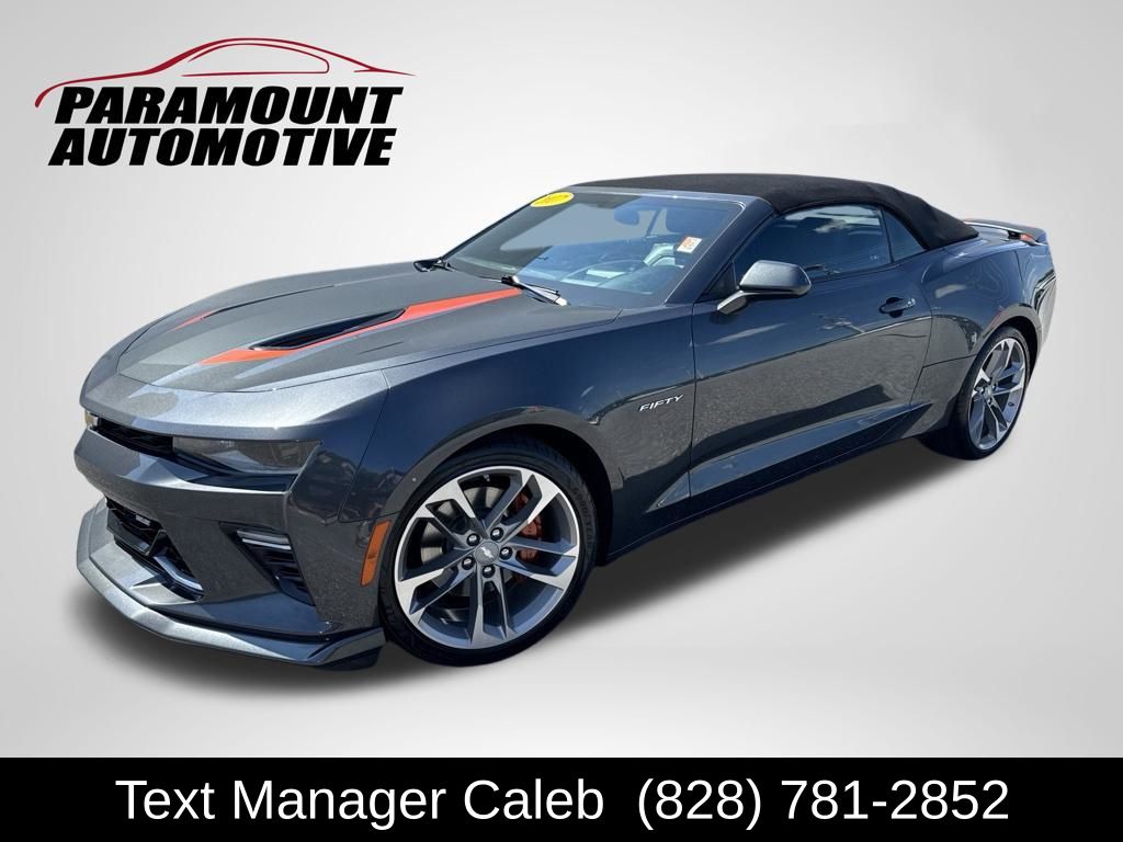 Gray Metallic 2017 Chevrolet Camaro Convertible Rear-Wheel Drive 8-Speed Automatic