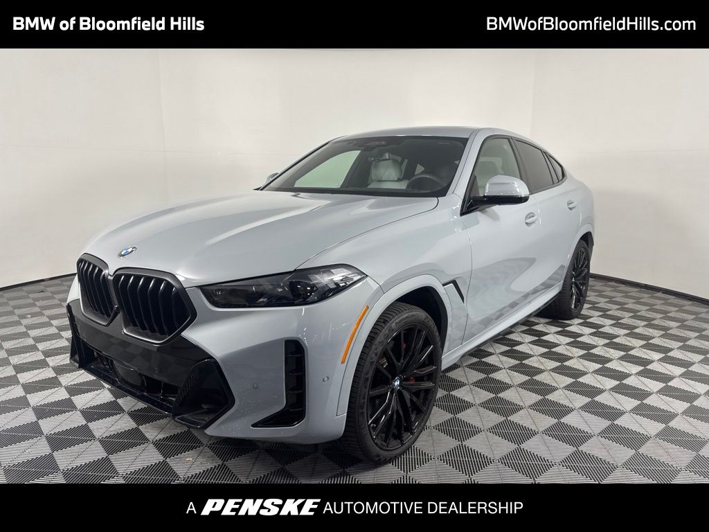 Gray Metallic 2026 BMW X6 SUV / Crossover All-Wheel Drive 8-Speed Automatic