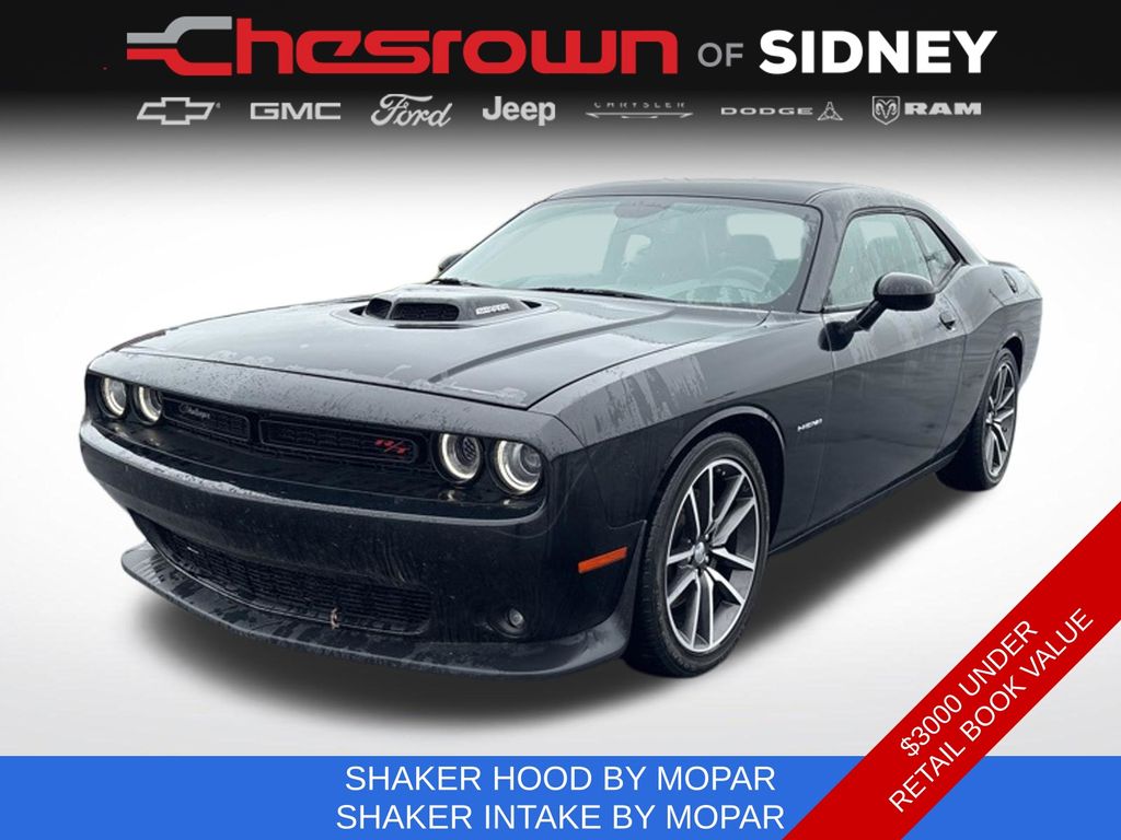 Pitch Black Clearcoat 2022 Dodge Challenger R/T RWD Coupe Rear-Wheel Drive 8-Speed Automatic