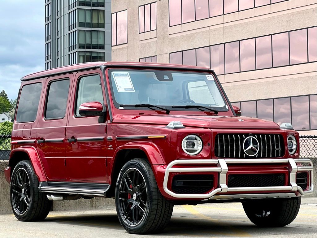 MANUFAKTUR Cardinal Red magno 2024 Mercedes-Benz G-Class AMG G 63 4MATIC SUV / Crossover All-Wheel Drive 9-Speed Automatic