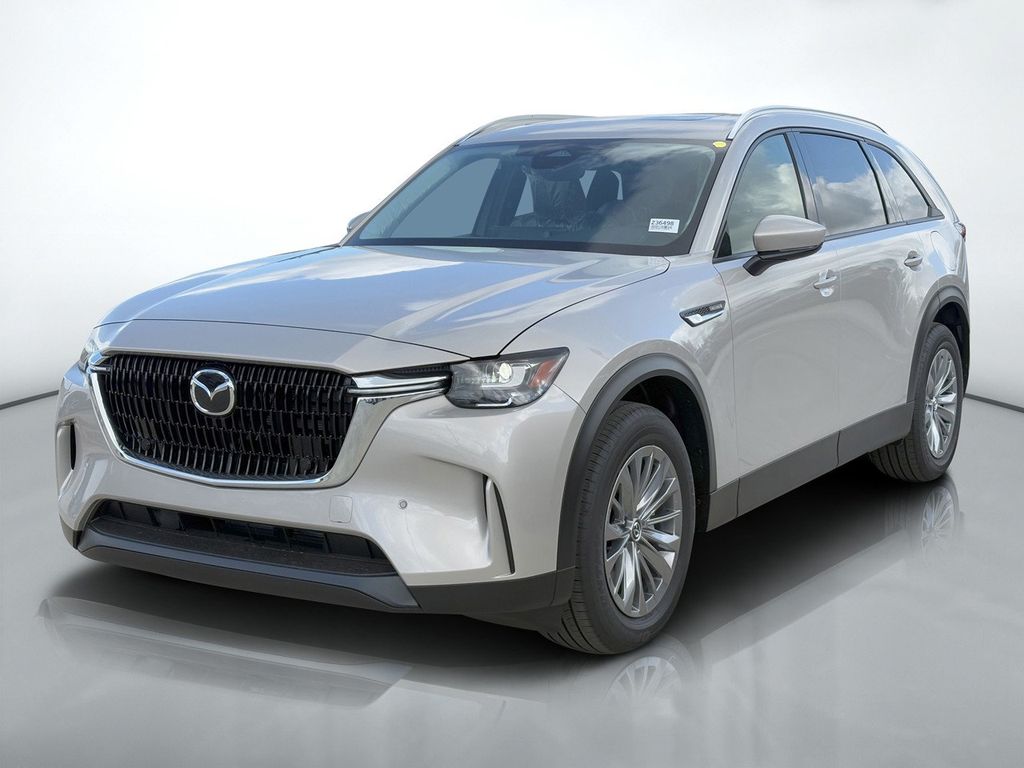 Gray (Platinum Quartz) 2025 Mazda CX-90 SUV / Crossover All-Wheel Drive 8-Speed Automatic