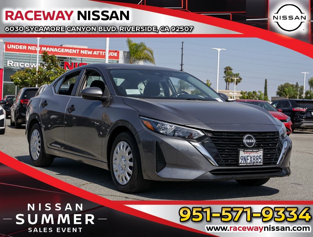 Gray (Gun Metallic) 2024 Nissan Sentra Sedan Front-Wheel Drive Continuously Variable Transmission