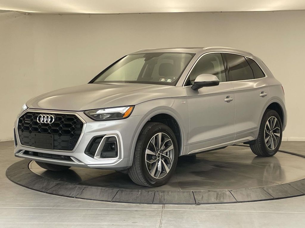 Silver Metallic 2023 Audi Q5 SUV / Crossover All-Wheel Drive 7-Speed Automatic