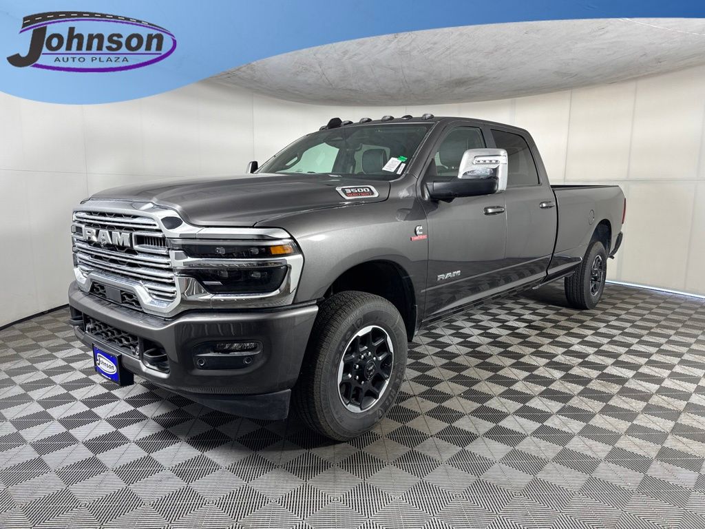 Gray (Granite Crystal Metallic Clearcoat) 2026 RAM 3500 Pickup Truck Four-Wheel Drive 8-Speed Automatic