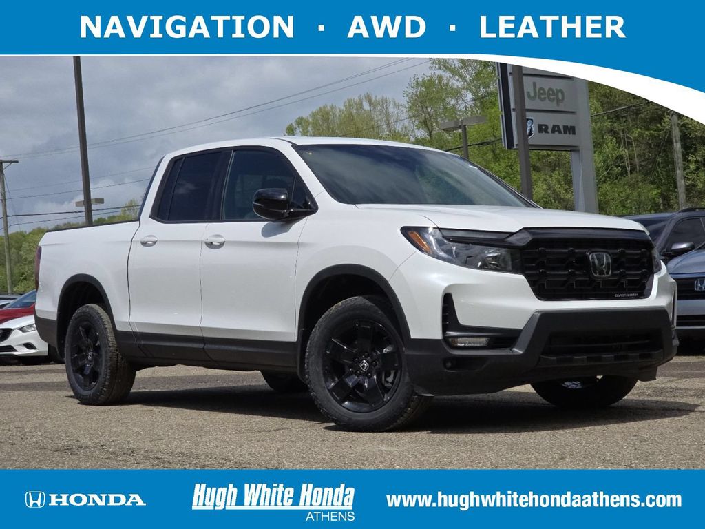 Platinum White Pearl 2026 Honda Ridgeline Pickup Truck All-Wheel Drive 9-Speed Automatic