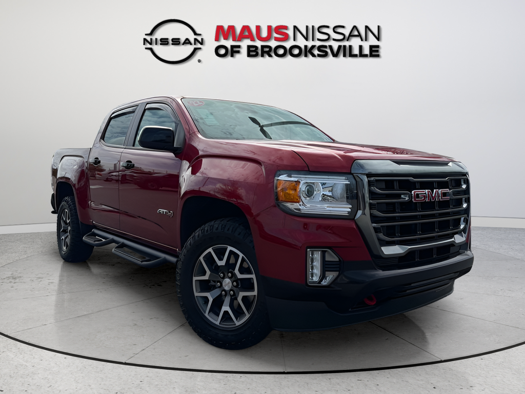 Cayenne Red Tintcoat 2022 GMC Canyon Pickup Truck Four-Wheel Drive 8-Speed Automatic