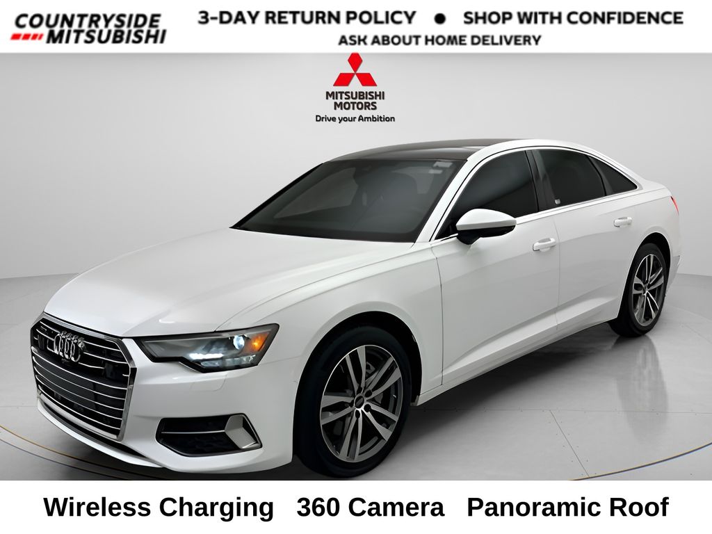 Ibis White 2023 Audi A6 quattro Premium 45 TFSI Sedan All-Wheel Drive 7-Speed Automatic