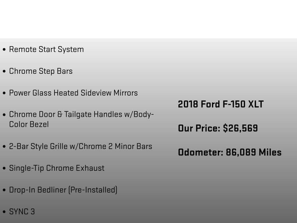 2018 Ford F-150 XLT Gray at Luther Ford