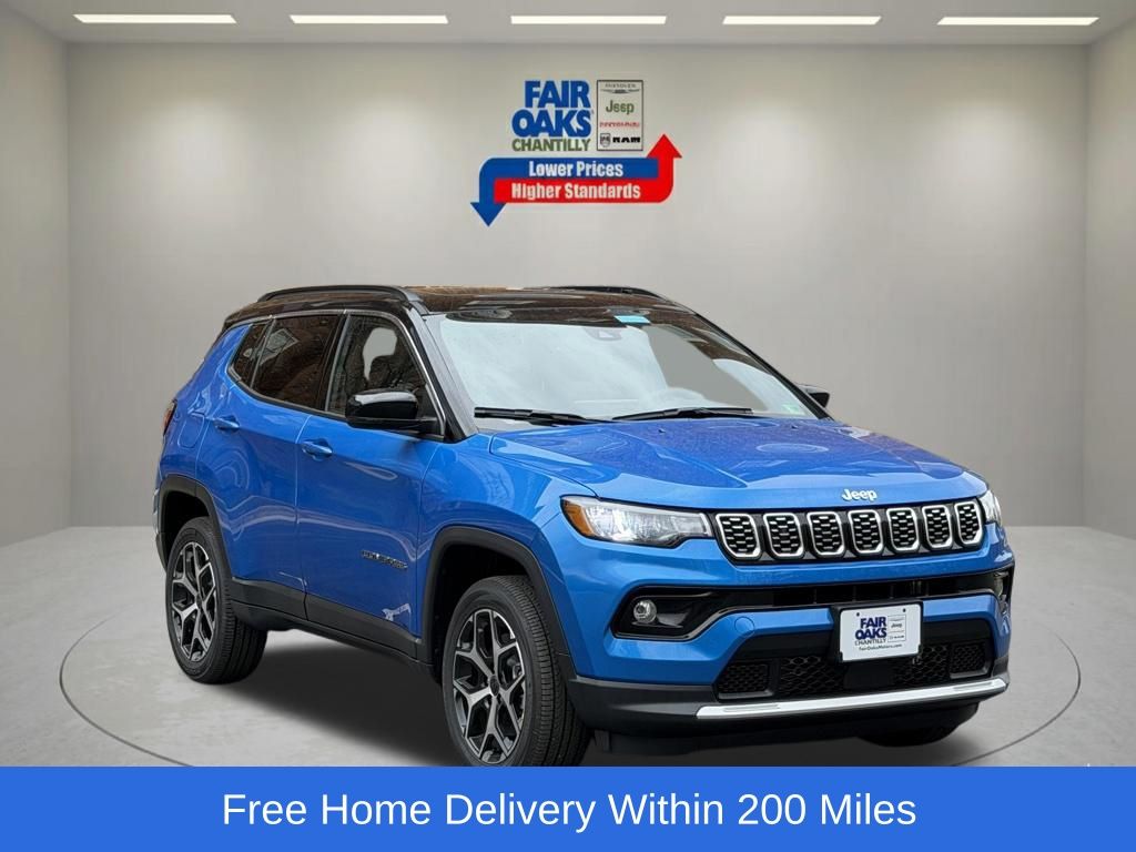 Hydro Blue Pearlcoat 2026 Jeep Compass SUV / Crossover Four-Wheel Drive 8-Speed Automatic