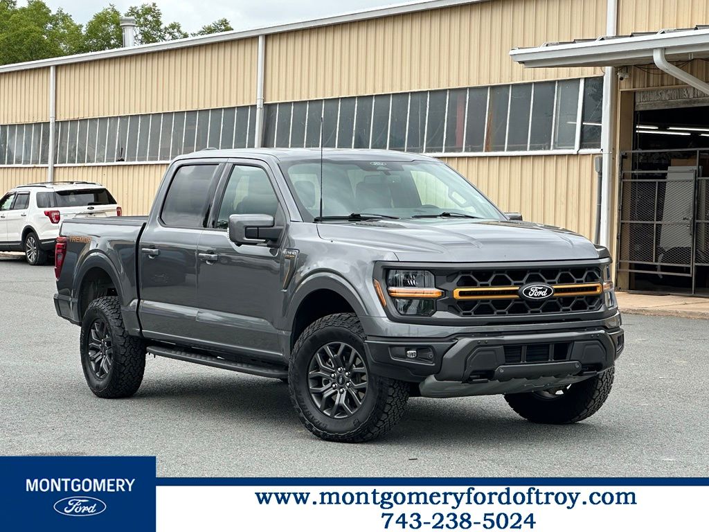 Gray Metallic 2025 Ford F-150 Pickup Truck Four-Wheel Drive Automatic