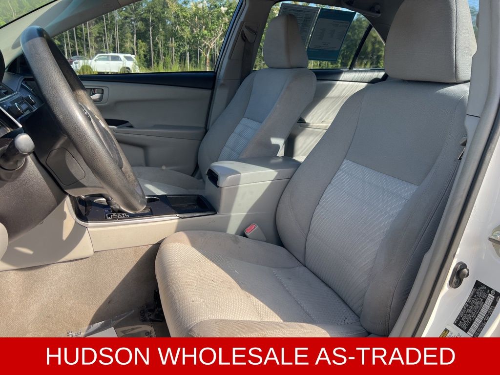 2015 White Toyota Camry LE FWD Sedan