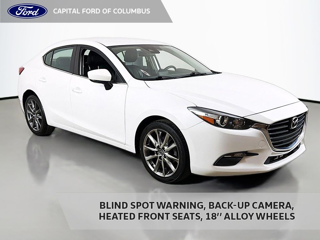 Snowflake White Pearl Mica 2018 Mazda MAZDA3 Touring Sedan Front-Wheel Drive 6-Speed Automatic