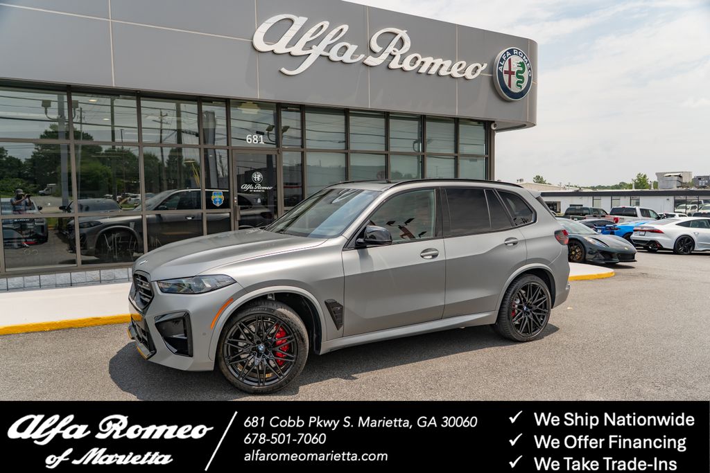 Gray (Frozen Pure Grey Metallic) 2025 BMW X5 M SUV / Crossover All-Wheel Drive 8-Speed Automatic
