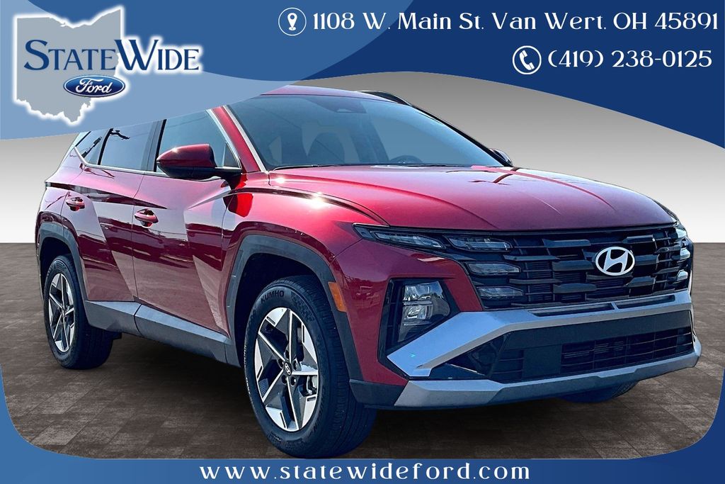 Ultimate Red 2025 Hyundai Tucson SUV / Crossover All-Wheel Drive 8-Speed Automatic