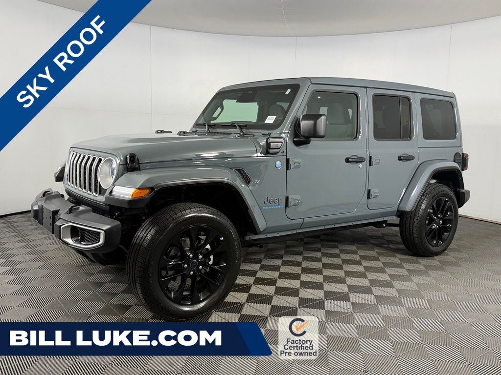 Anvil Clearcoat 2025 Jeep Wrangler 4xe SUV / Crossover Four-Wheel Drive 8-Speed Automatic