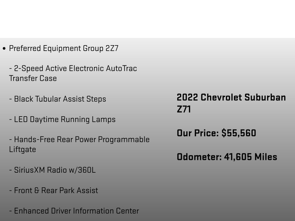 2022 Chevrolet Suburban Z71 Red at Carlisle Cadillac Buick GMC