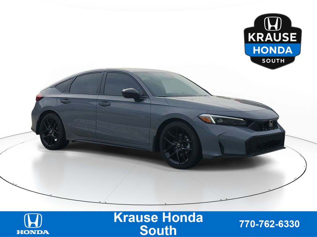 Urban Gray Pearl 2026 Honda Civic Hatchback Hatchback Front-Wheel Drive Continuously Variable Transmission