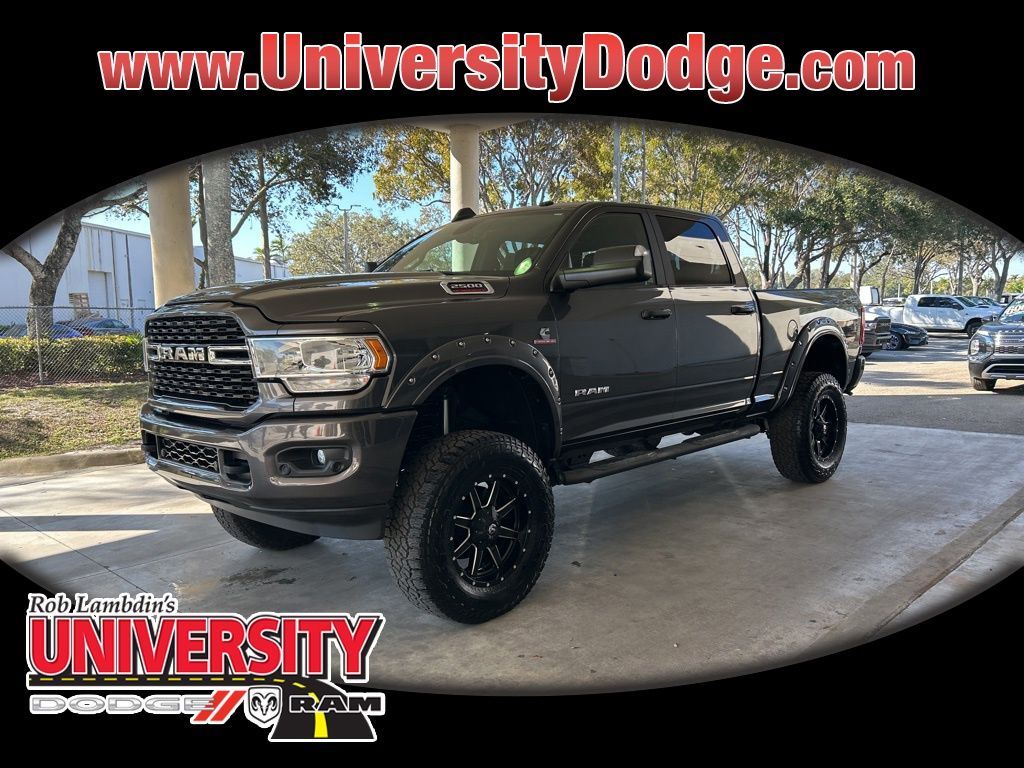 Gray (Granite Crystal Metallic Clearcoat) 2022 RAM 2500 Big Horn Crew Cab 4WD Pickup Truck Four-Wheel Drive 6-Speed Automatic