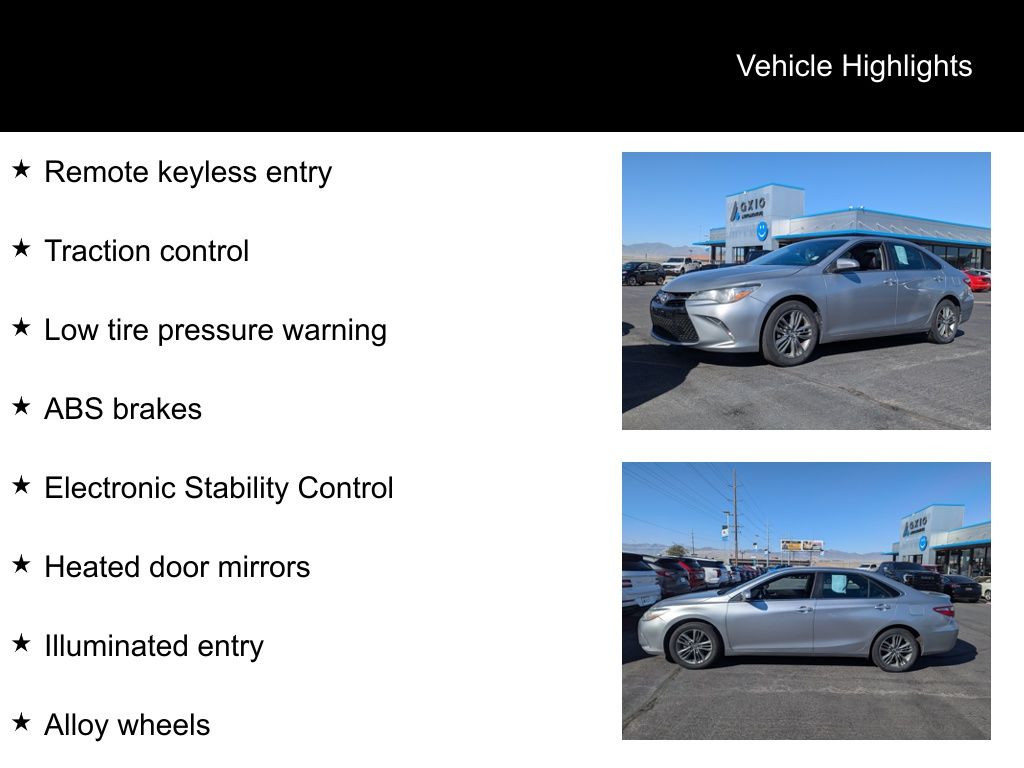 2016 Toyota Camry SE 6