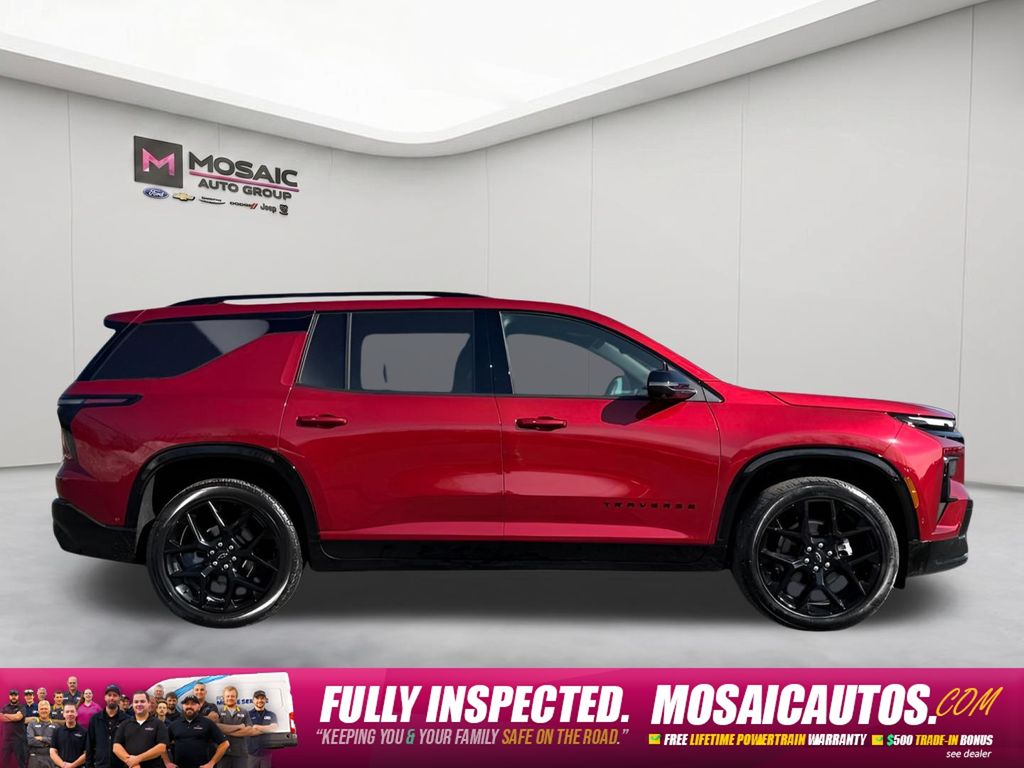Used 2025 Chevrolet Traverse RS with VIN 1GNEVLRS1SJ298740 for sale in Zumbrota, Minnesota