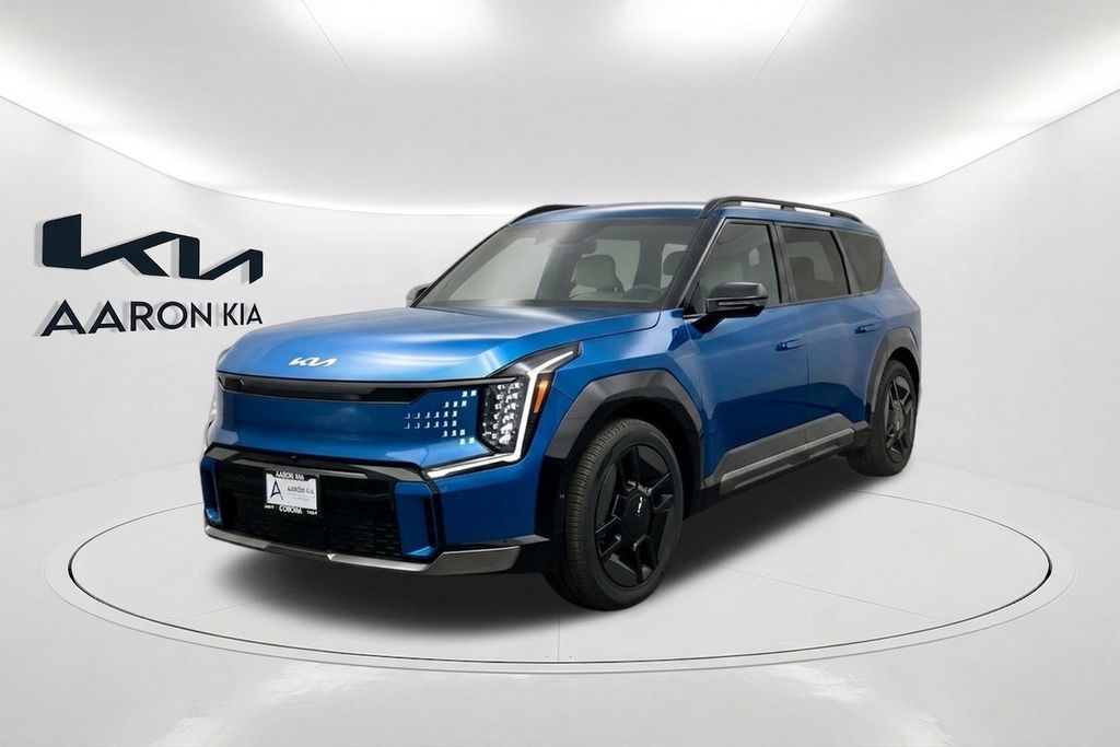 Ocean Blue 2026 Kia EV9 SUV / Crossover All-Wheel Drive 1-Speed Automatic