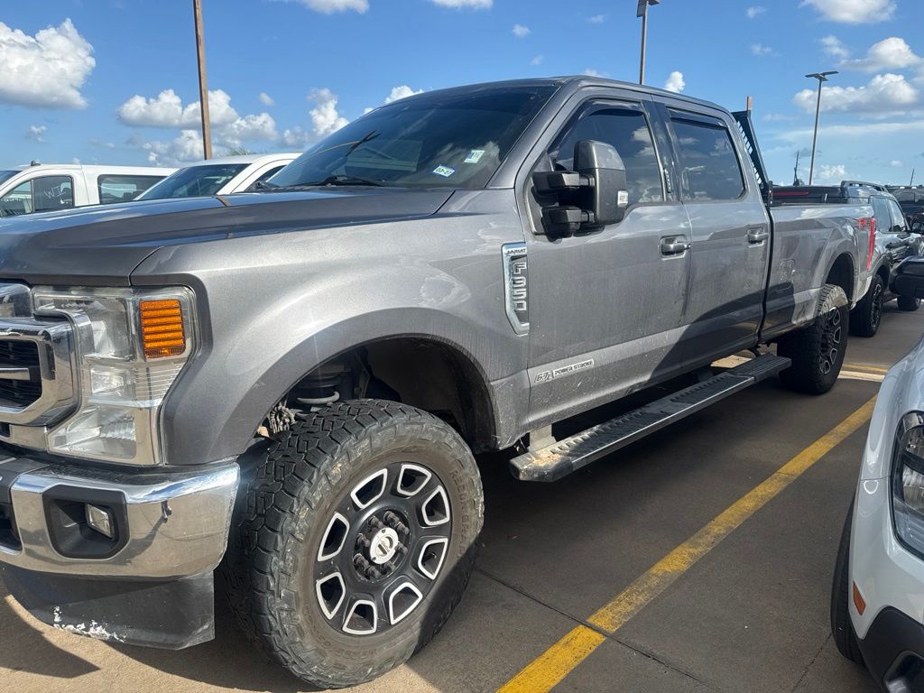 Gray Metallic 2021 Ford F-350 Super Duty Pickup Truck Four-Wheel Drive Automatic