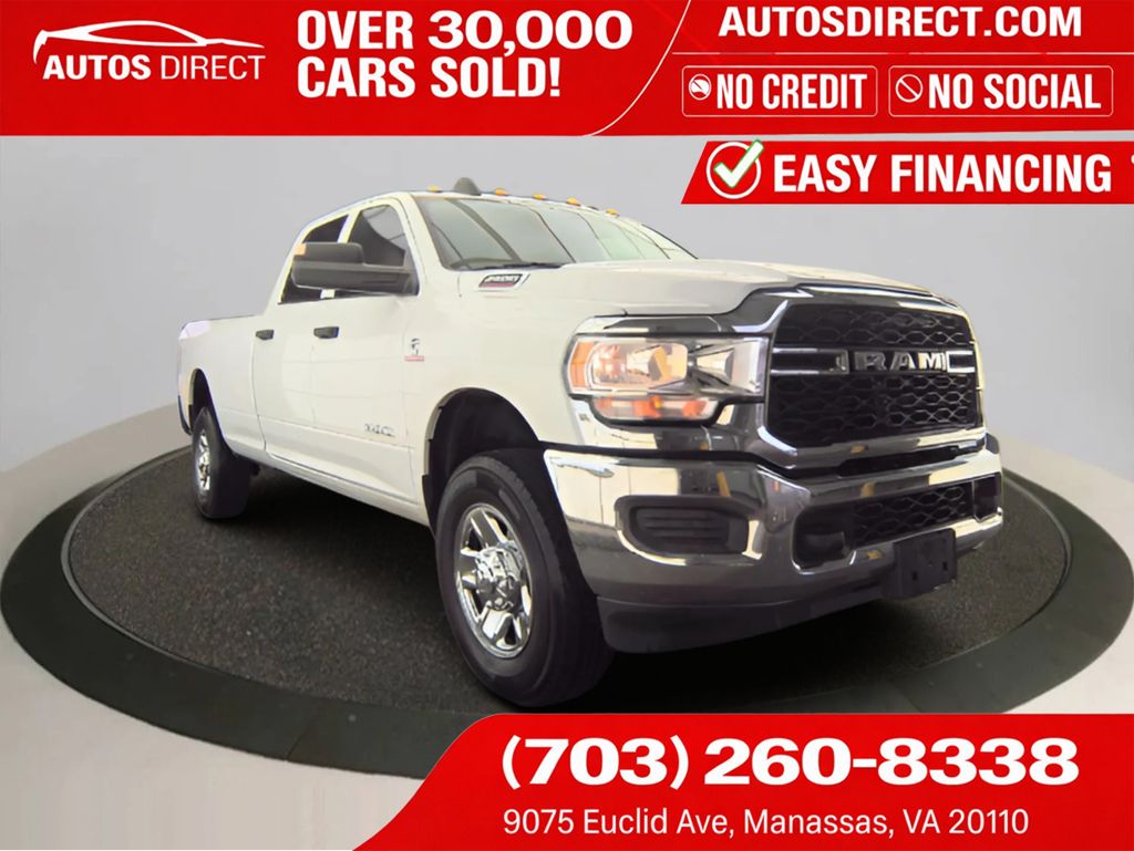 Bright White Clearcoat 2022 RAM 2500 Pickup Truck Four-Wheel Drive 6-Speed Automatic